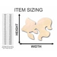 thumbnail image 2 of Unfinished Wood Goldfish Shape - Pet - Ocean - Craft - up to 46" DIY 12" / 1/4", 2 of 3