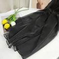 thumbnail image 5 of Ediodpoh Elegant Womens Shawl Wrap Evening Party Bridal Silk Scarf Champagne Color Stole for Dresses Black, 5 of 5