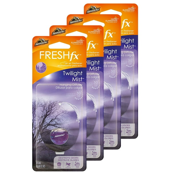 Armor All FRESHfx Car Air Freshener Hanging Diffuser 4PACK (Twilight