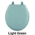 thumbnail image 1 of Fantasia 17 Inch Light Green Soft Standard Vinyl Toilet Seat, 1 of 4