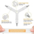 thumbnail image 3 of YIYOUZQT 8 Pack Bed Sheet Holder Straps Bedsheet Corners Fasteners with Durable Grippers Clips Keeping Mattress Cover in Place Adjustable Elastic Suspenders, 3 of 7
