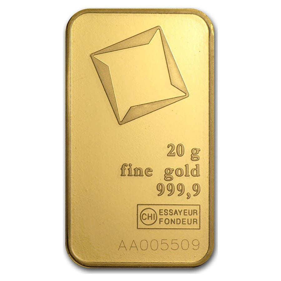 20 gram Gold Bar - Valcambi (In Assay)