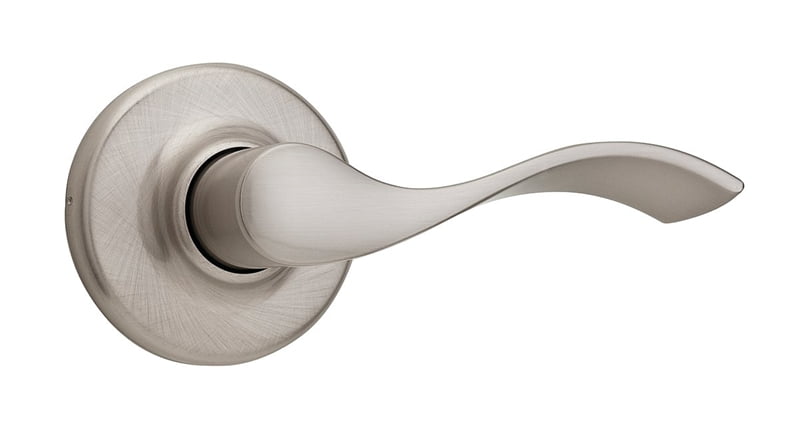 Kwikset Balboa Satin Nickel Steel Passage Lever 3 Right or Left Handed