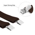 thumbnail image 2 of Buyless Fashion Mens Suspenders - 48" Elastic Adjustable Heavy Duty 2" Wide - X Back, 2 of 7