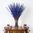 thumbnail image 6 of Boovnll Red White Blue Flowers 3Pcs 4th of July Artificial Flowers Table Decorations for Home Memorial Day Dining Table Centerpiece Decor, 4th of July Decorations, 6 of 6