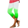 thumbnail image 1 of Pantalones de Yoga para Mujer, Cintura Elástica Impresa Capris para Uso Casual, Poliéster Cómodo Y Elástico, 1 of 5