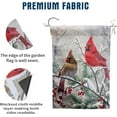 thumbnail image 3 of Stained Glass Cardinal Red Birds Garden Flag Spring Summer Yard Flag Fall Floral Decorative Yard Flags for Outside 28x40 Double Sided Large Seasonal Lawn Flags Rustic Outdoor Decor, 3 of 4