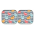 thumbnail image 7 of Naloa Colorful Llama 2 Piece Foldable Car Sun Shades, Car Windshield Sunshade, Front Window Sunshade for Car, Truck, SUV - Small, 7 of 7