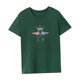 thumbnail image 4 of Camiseta de verano para mujer, disfraz femenino, Tops de verano para viajes de trabajo, deportes, Camping Verde, 4 of 7