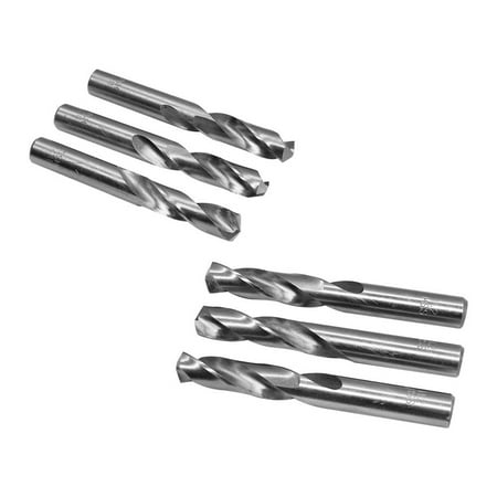

6 Pc 29/64 HSS Screw Machine Drill Bits High Speed Steel Twist Straight Shank Flute