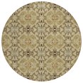 thumbnail image 2 of Addison Rugs Chantille Indoor/Outdoor Transitional Medallions Brown Washable Round Rug, 8' x 8', 2 of 6