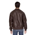 thumbnail image 2 of Threadfast Apparel 395J Bomber Jacket-Brown Vegan Leather-XL, 2 of 3