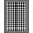 Black And White, Pattern 13, variant on Design&I 8'x10' Washable Area Rug Plaid Farmhouse Checkered Interlocking Layered Front Door for King Size Bedroom, Under Bed, Sleek Flatweave Pet Friendly
