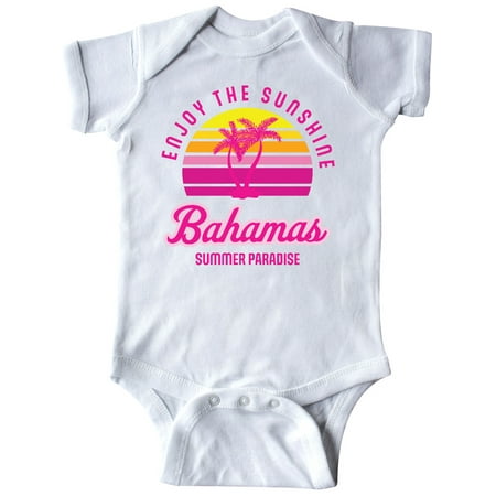 

Inktastic Enjoy The Sunshine Bahamas Summer Paradise Gift Baby Boy or Baby Girl Bodysuit