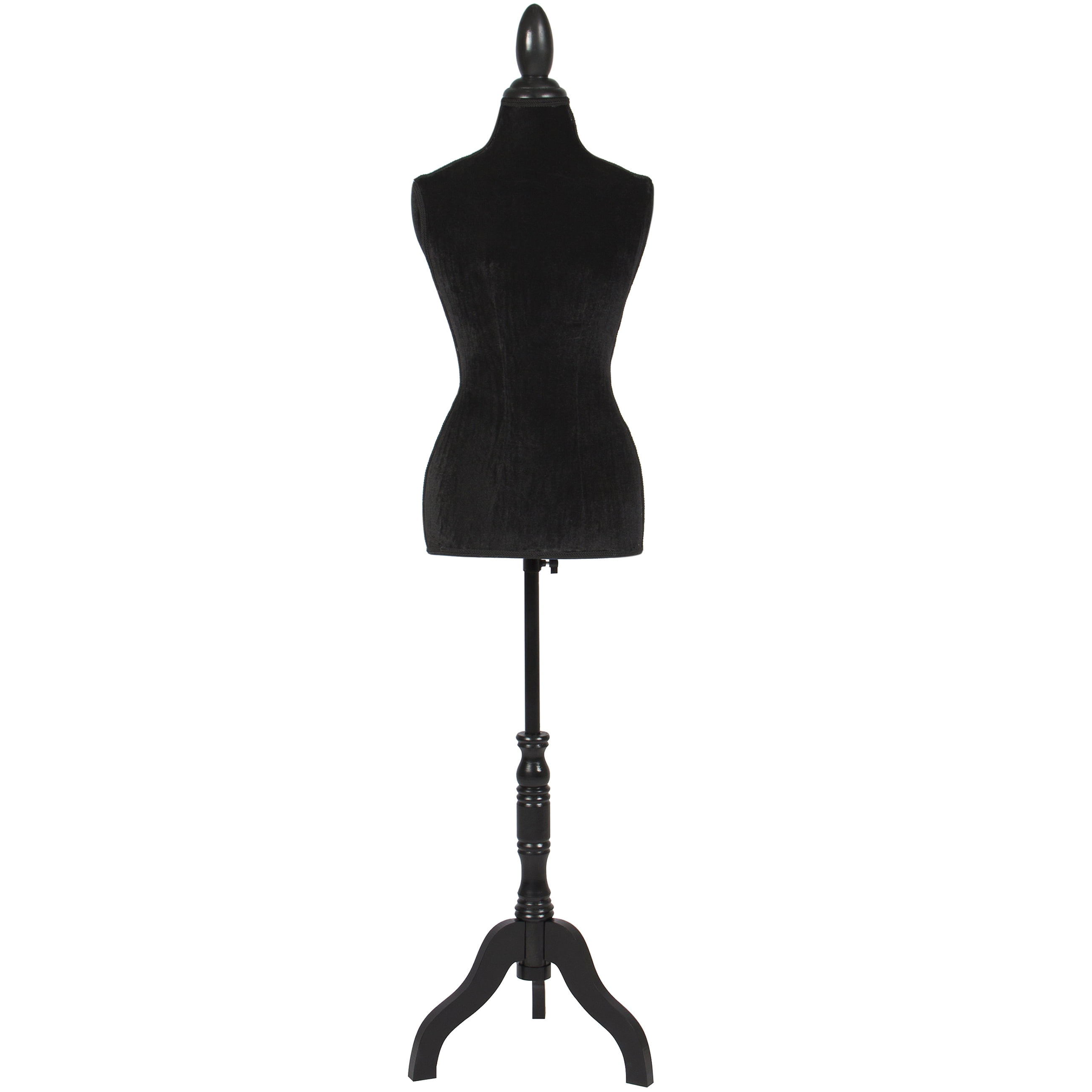 best choice products female mannequin torso display w wooden tripod dress form mannequin