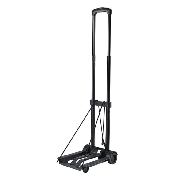 Universal Wheel Clearance! Fdelink 1X Folding Cart Cargo Handling Cart Shopping Cart, Folding Trolley Cargo Transporter Shopping Cart
