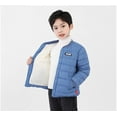 thumbnail image 3 of Liyamei Infant Kids Child Boys Girls Embroidered Long Sleeve Wadded Thickening Type Winter Coats Jacket Outer Outwear Outfits Clothes Boys Snow Coat Size 4-5 Years, 3 of 3