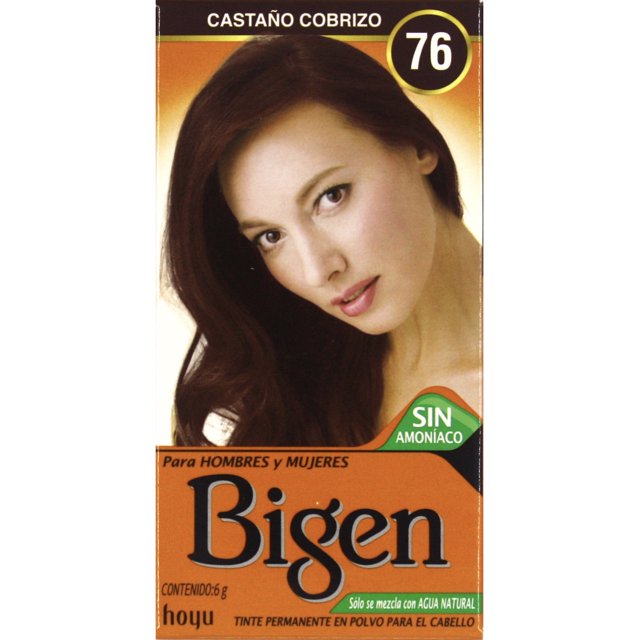 Tinte Bigen Castaño Cobrizo No 76 Bigen Bigen Tinte en Polvo
