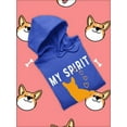 thumbnail image 3 of Corgi My Spirit Animal Hoodie Women -Image by Shutterstock, Female Small, 3 of 4