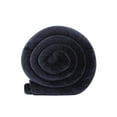 thumbnail image 4 of HomeRoots 531219 0.5 x 60 x 80 in. Navy Blue Knitted Polyester Solid Color Plush Throw Blanket, 4 of 5