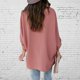 thumbnail image 5 of ICHUANYI Liquidación Mujer Color V-Cuello Manga Larga Casual Suelta Camisa Botones Diario Tops ICHUANYI WER202308246533, 5 of 9