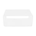 thumbnail image 6 of 2Tiers Modern Clear Acrylic Wall-Mounted Bedside Table Rectangular Floating Nightstand Clear for Offices, 6 of 13
