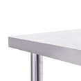 thumbnail image 5 of vidaXL Kitchen Work Table with Backsplash 60x60x93 cm Stainless Steel, 5 of 5