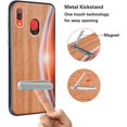 thumbnail image 5 of Labanema Samsung Galaxy A30 2019 /A20 2019 Case, Samsung Galaxy A30 2019 /A20 2019 Cover with Metal Kickstand, Natural Wood TPU Cover, Anti Scratch Case for Samsung Galaxy A30 2019 /A20 2019 (Moon), 5 of 7