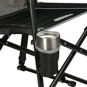 GCI Outdoor Freestyle Rocker Foldable Rocking Camping Chair, Black