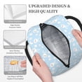 thumbnail image 3 of Daiia Cute Bunny Pattern Lunch Bag , Insulated Lunch Box, Small Leakproof Cooler Food Lunch Containers Reusable High Capacity Lunch Tote Bags-One Size, 3 of 6