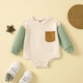 thumbnail image 2 of WEIYLL Bodysuits for Boys Long Sleeve Green Kids Clothing 0-3 Months, 2 of 6