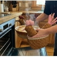 thumbnail image 2 of Haliyee Chicken Shaped Oven Mitts 1-Pcs,Heat Resistant Quilted Pot Holders with Vintage Lace Trim,Farmhouse Kitchen Decor,Cottagecore Baking Accessories,Gift for Bakers, 2 of 6