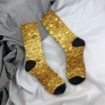 thumbnail image 7 of Women'S Novelty Funny Crew Socks Men'S Gold Coins Amazing Design Socks, 7 of 7