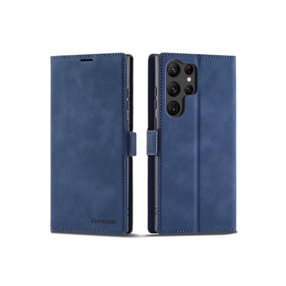 Samsung Galaxy S23 Ultra 5G Case, PU Leather Cover with Card Holder Stand Magnetic Shockproof Flip Wallet Case for Galaxy S23 Ultra 5G 6.8 inch 2023