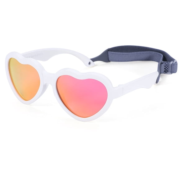 Gafas de Sol Polarizadas para Bebé NULOOQ Flexibles en Forma de Corazón