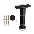 thumbnail image 5 of Sistema de soporte de viga rodante Accesorios para camas con tornillo telescópico universal 18cm-34cm, 5 of 5
