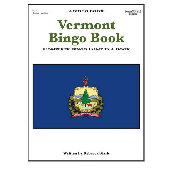 Bingo Books: Vermont Bingo Book: Complete Bingo Game In A Book (Paperback)