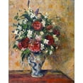 thumbnail image 2 of Pissarro, Camille 26x32 Gold Ornate Wood Framed with Double Matting Museum Art Print Titled - Still life with peonies and mock orange, 2 of 4