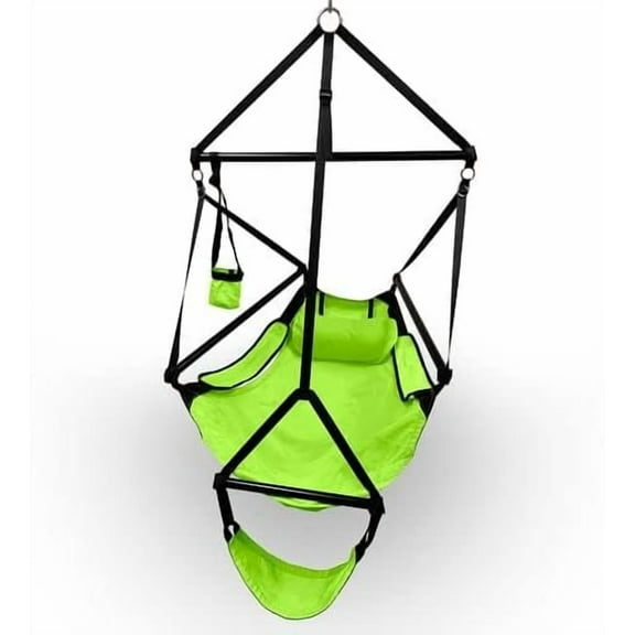 Hammaka Lite Air Hammock Chair Ripstop Nylon with Collapsible Aluminum Dowels ( Yellow)