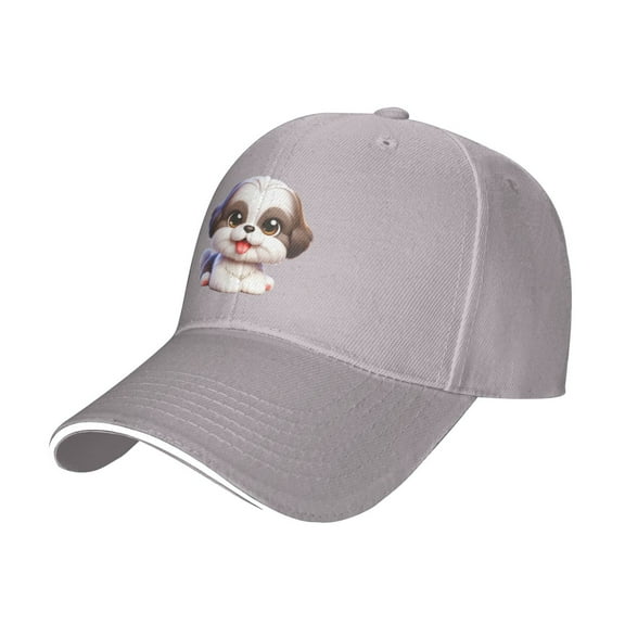 Baseball Caps Toys Dog Printing Dad Hat Sport Hats for Men,Women Teen Graphic,Cool,Fashion,Trendy,Casual} Adjustable for Snapbacks Gray One Size