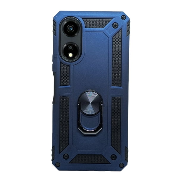Funda Cely Vesmir Uso Rudo con Anillo Magnético Para Honor X5 Plus Azul Marino