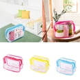 thumbnail image 4 of FangNymph Women Multifunctional Bag Outdoor Travel Cosmetic Organizer Girls Zippered Makeup Toiletry Waterproof Pouch Bag pink L, 4 of 9