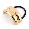 thumbnail image 1 of Retro Hair Cuff Wrap Liso Arqueado Lazo para El Clip Tocado Metal (estilo Plegado Dorado), 1 of 9