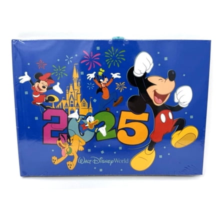Walt Disney World 2025 Mickey Mouse Autograph Book Holds 24 Photos Album