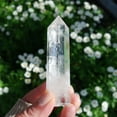 thumbnail image 5 of 3pc 4-5cm Clear Quartz Healing Crystal Wand Chakra Obelisk Tower Point HomeDecor, 5 of 8