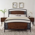 thumbnail image 4 of Manor Park Queen Industrial Mesh Bed Frame and Headboard, 4 of 7