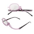 thumbnail image 1 of Gafas De Lectura De Maquillaje, Gafas De Maquillaje Con Lupa Elegantes Y Portátiles Abatibles A La Moda Con Estuche Para Mujeres Para Viajes, 1 of 7