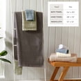 thumbnail image 4 of Great Bay Home Quick Dry Cotton Checkered Textured 8 Piece Towel Set, White, 4 of 7