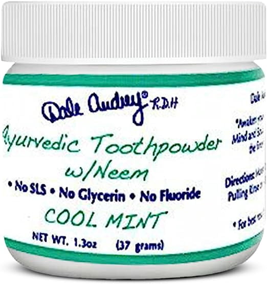 Dale Audrey Ayurvedic Remineralizing Toothpowder for Sensitive Teeth