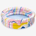 thumbnail image 2 of Funsicle 5.5ft Dream Swirl Pool, Inflatable 3-Ring Swimming Pool, Multicolor, Round, Age 6 & up, 2 of 5